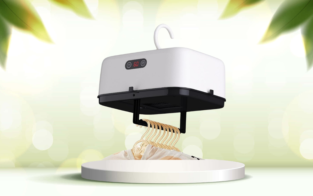 Scopri come asciugare il bucato velocemente in piccoli spazi: la soluzione portatile